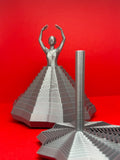 Bailarina 3D — Cor à escolha