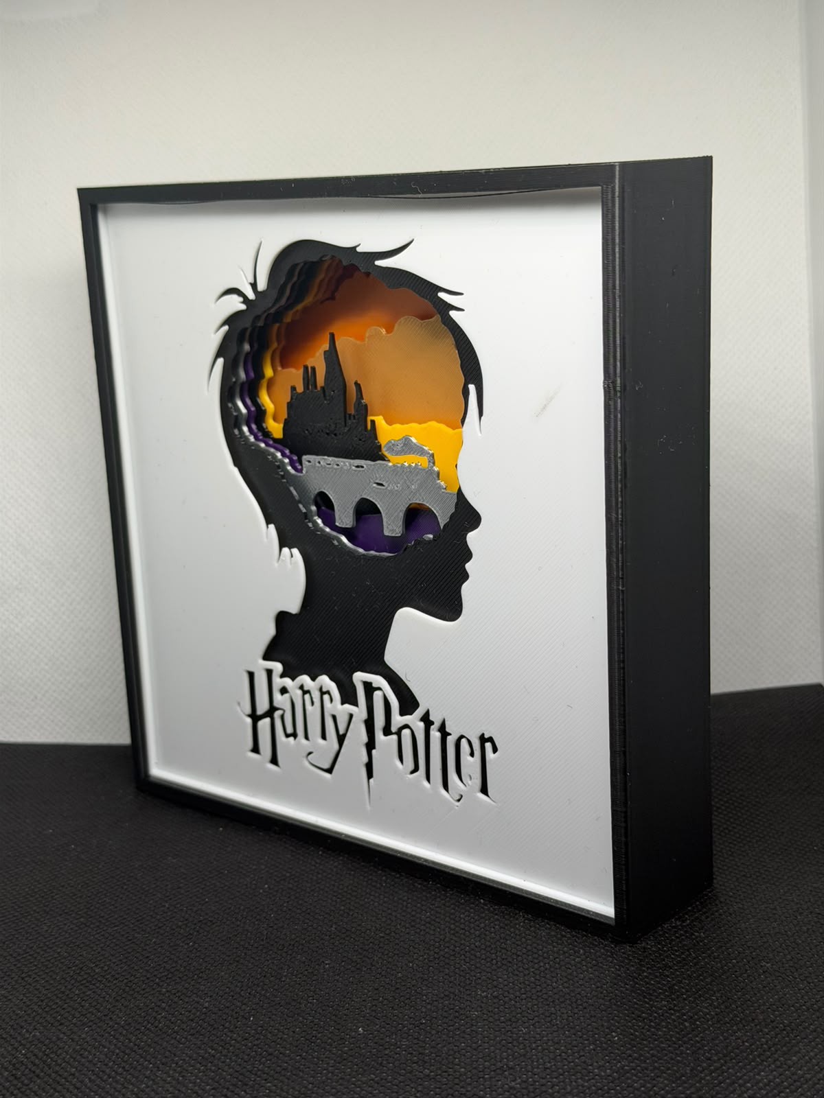 Quadro 3D — Harry Potter e Hogwarts